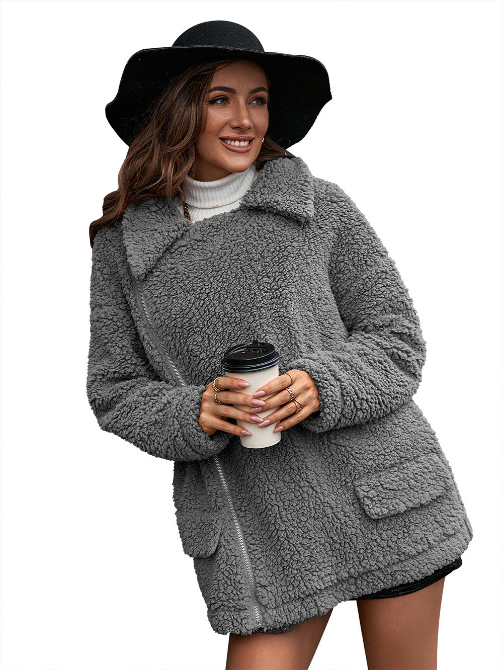 Bubble Velvet Furry Jacket