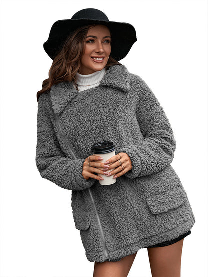 Bubble Velvet Furry Jacket