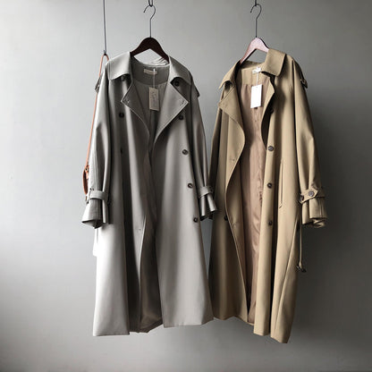 Elegant Loose-Fit Trench Coat