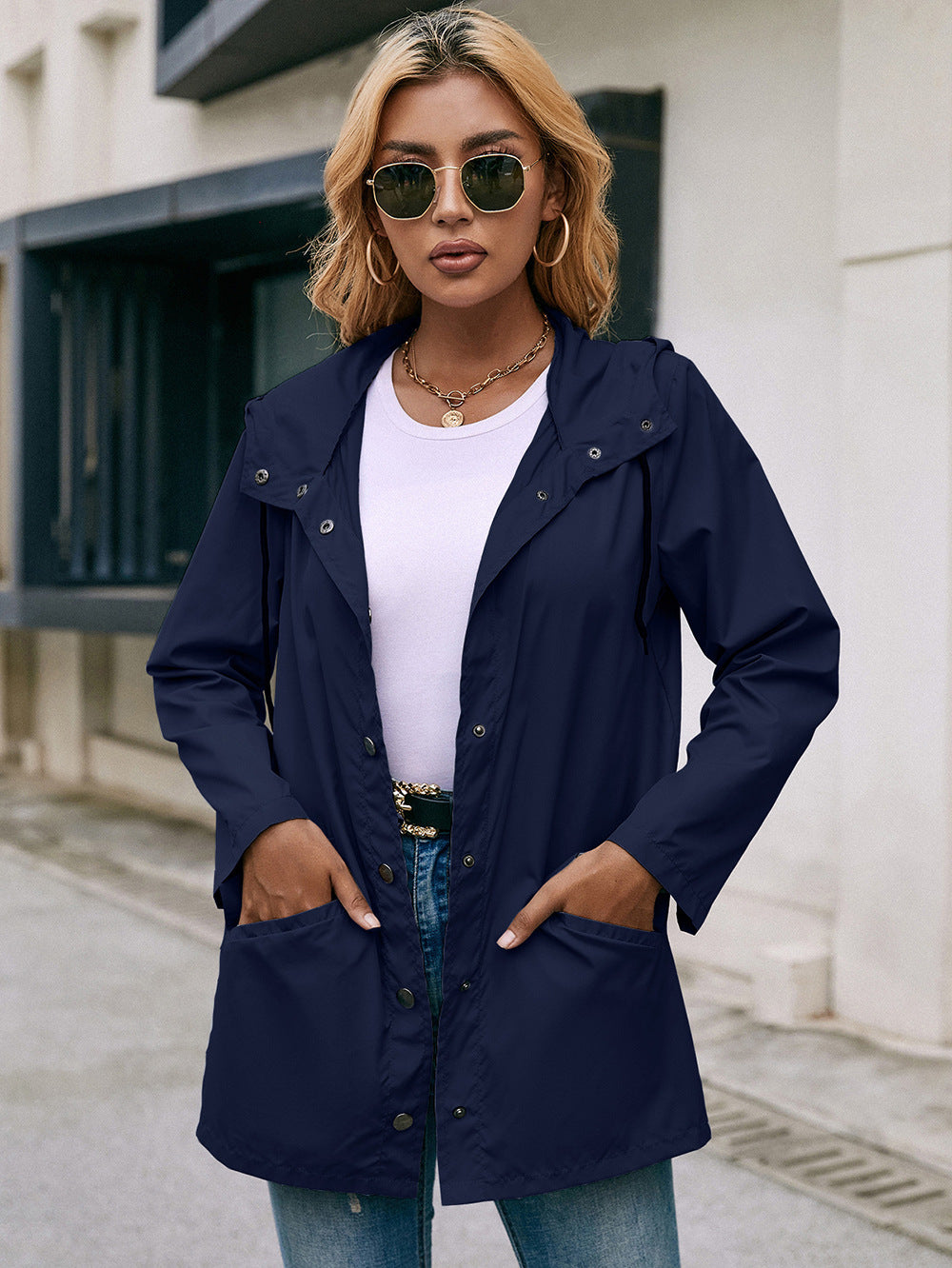 Waterproof Hooded Raincoat