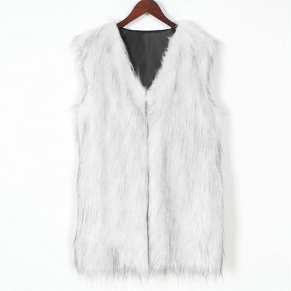 Faux Fur Vest Top