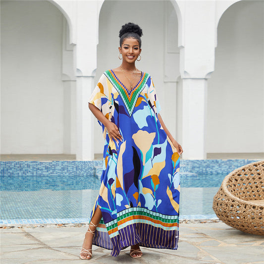 Chic Casual Printed Kaftan