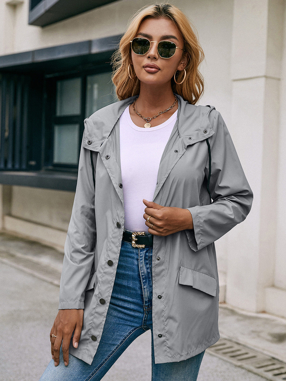 Waterproof Hooded Raincoat