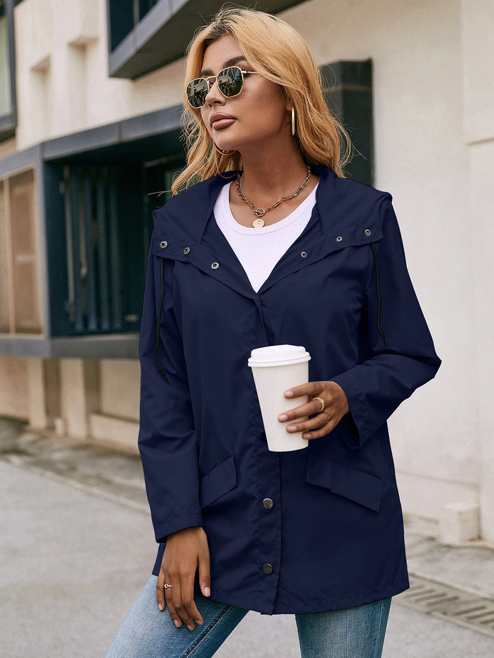 Waterproof Hooded Raincoat