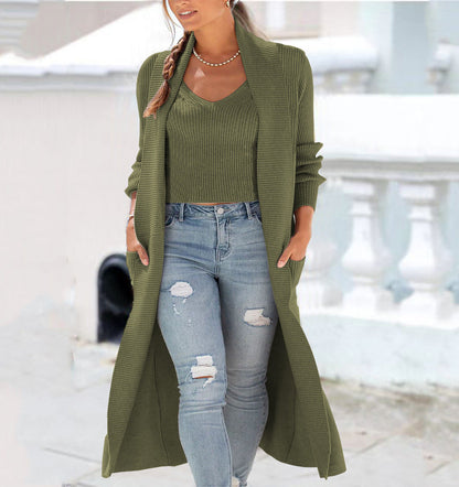 Knitted Loose Long Coat