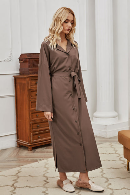 Solid Color Long Coat
