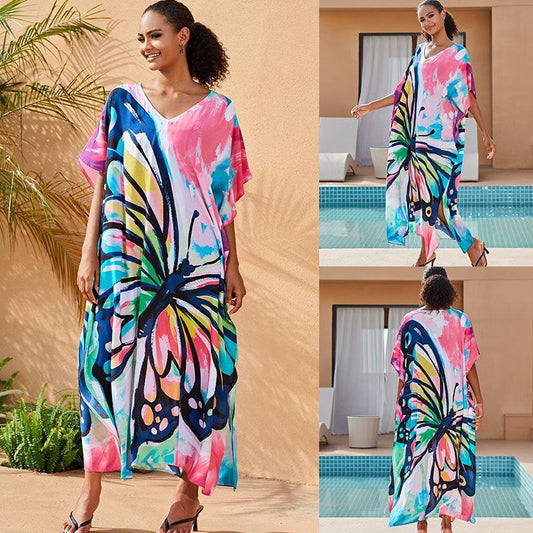 Rabia Gorgeous Print Kaftans