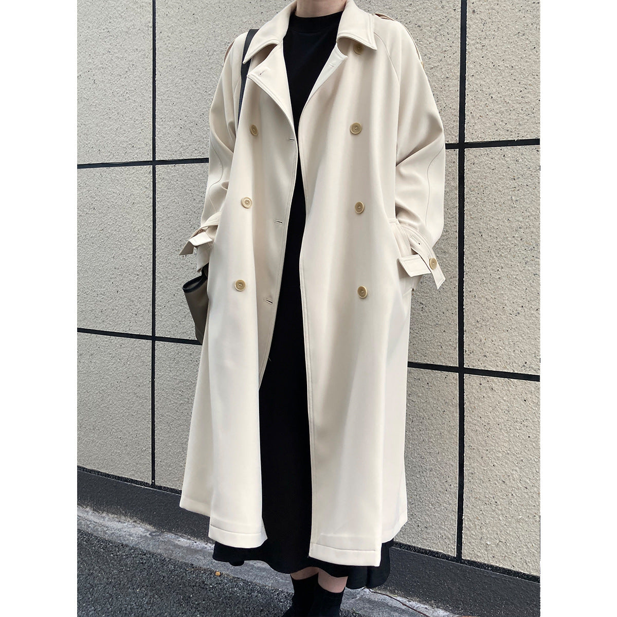 Draping Loose Trench Coat