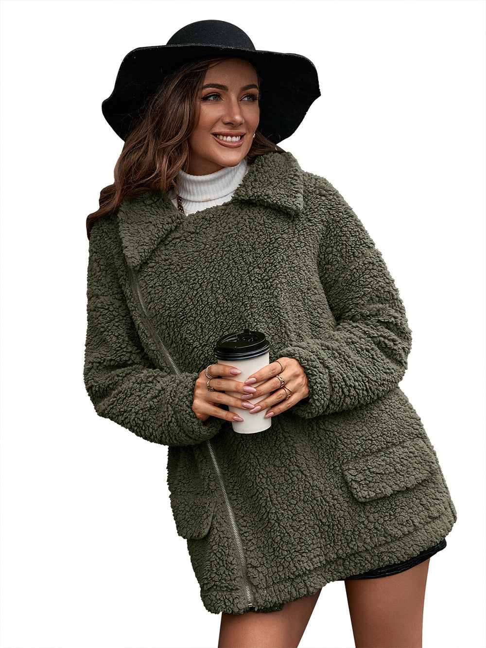 Bubble Velvet Furry Jacket