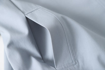 Graceful Draping Long Coat