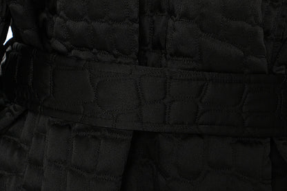 Quilted Cotton Cloak Coat