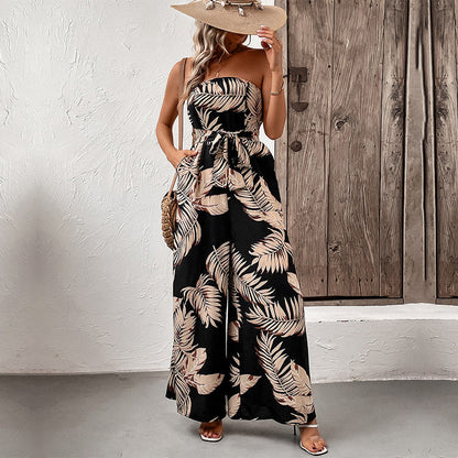 Floral Print Jumpsuit