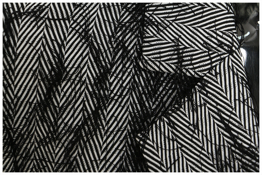 Contrast Color Star Trench Coat