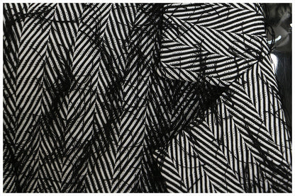 Contrast Color Star Trench Coat