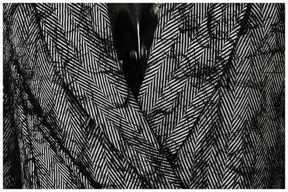 Contrast Color Star Trench Coat