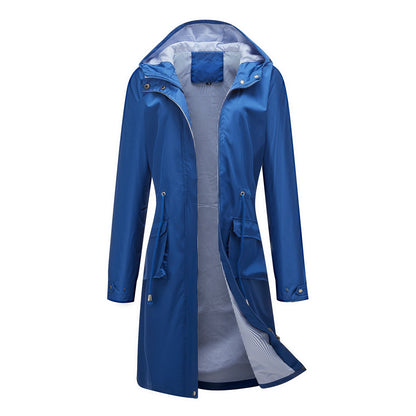 Waterproof Hooded Long Coat