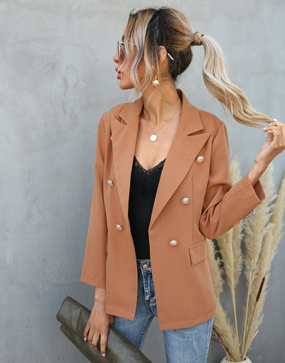 Collared Button Blazer