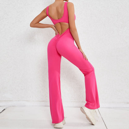 Sexy Open Back Jumpsuit