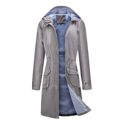 Waterproof Hooded Long Coat