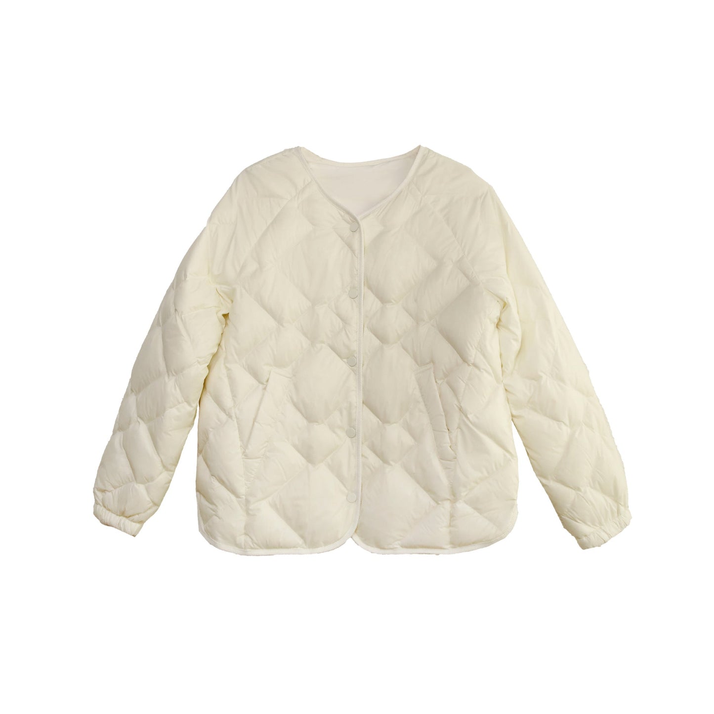 White Duck Down Short Jacket
