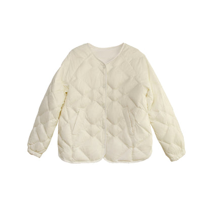 White Duck Down Short Jacket