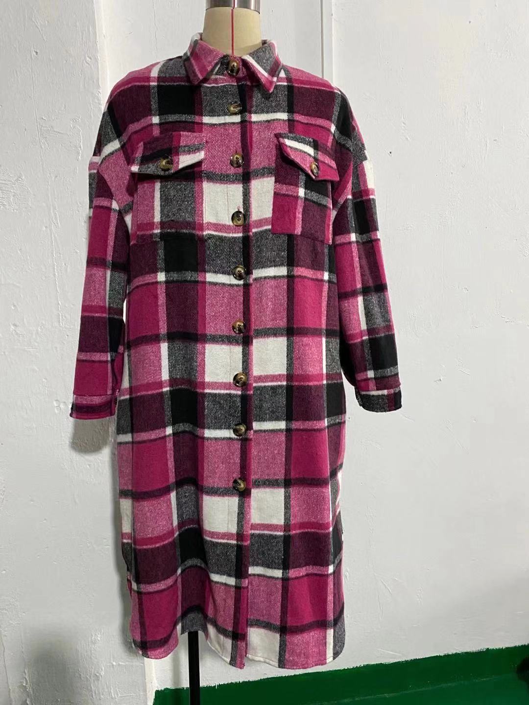 Plaid Long Coat