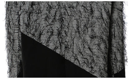 Contrast Color Star Trench Coat