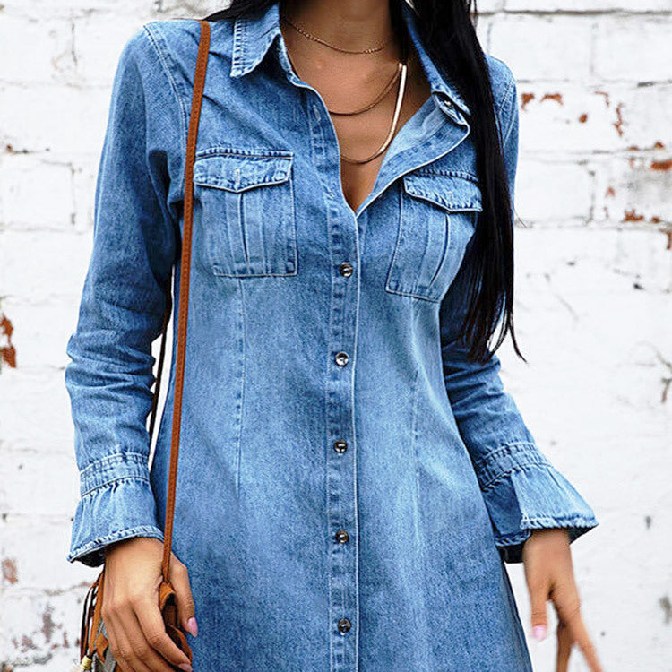 Mika Denim Shirt Dress