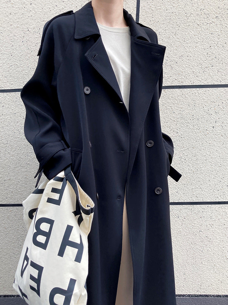 Draping Loose Trench Coat