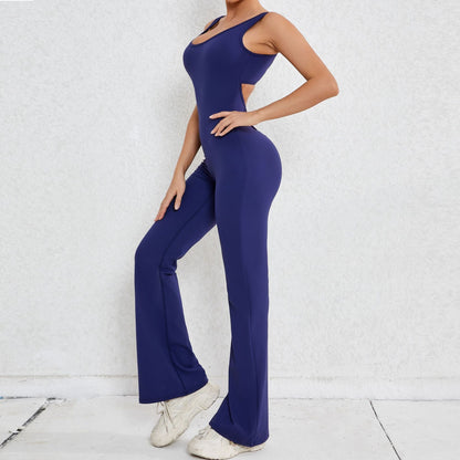 Sexy Open Back Jumpsuit