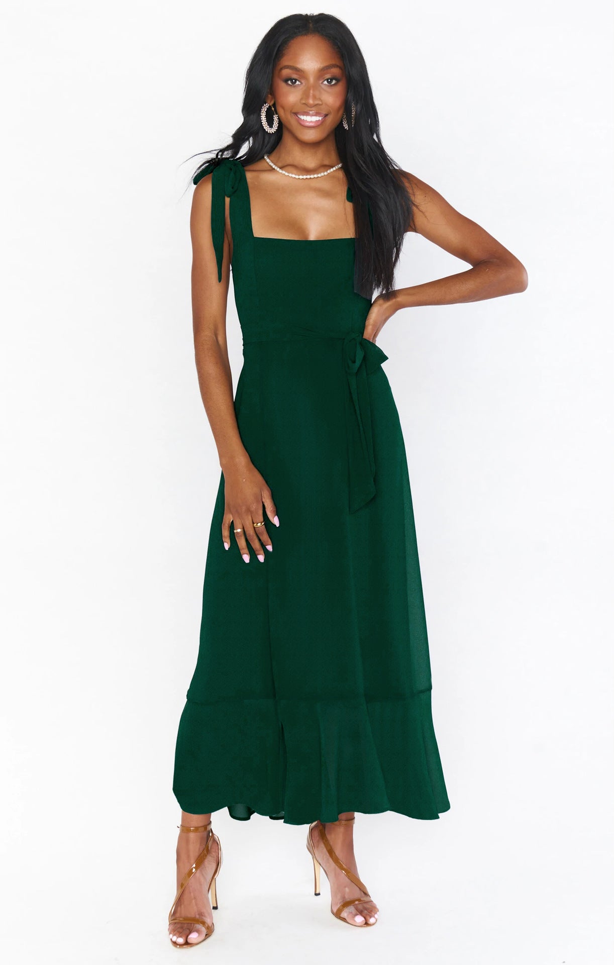 Elle A Line Split Dress
