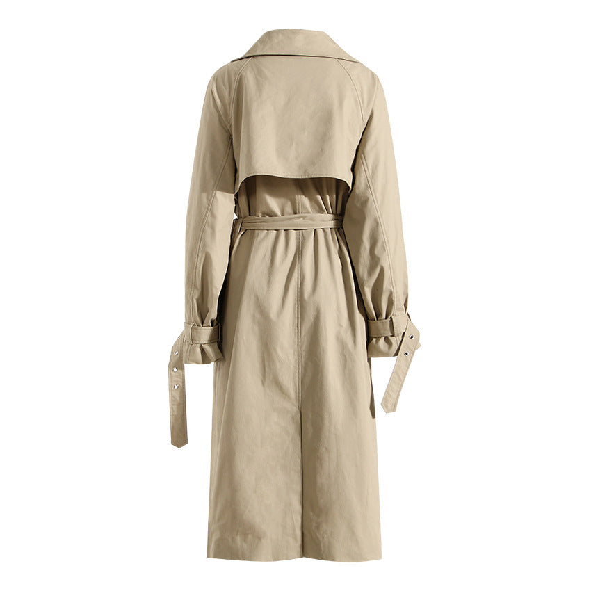 Khaki Cotton Trench Coat