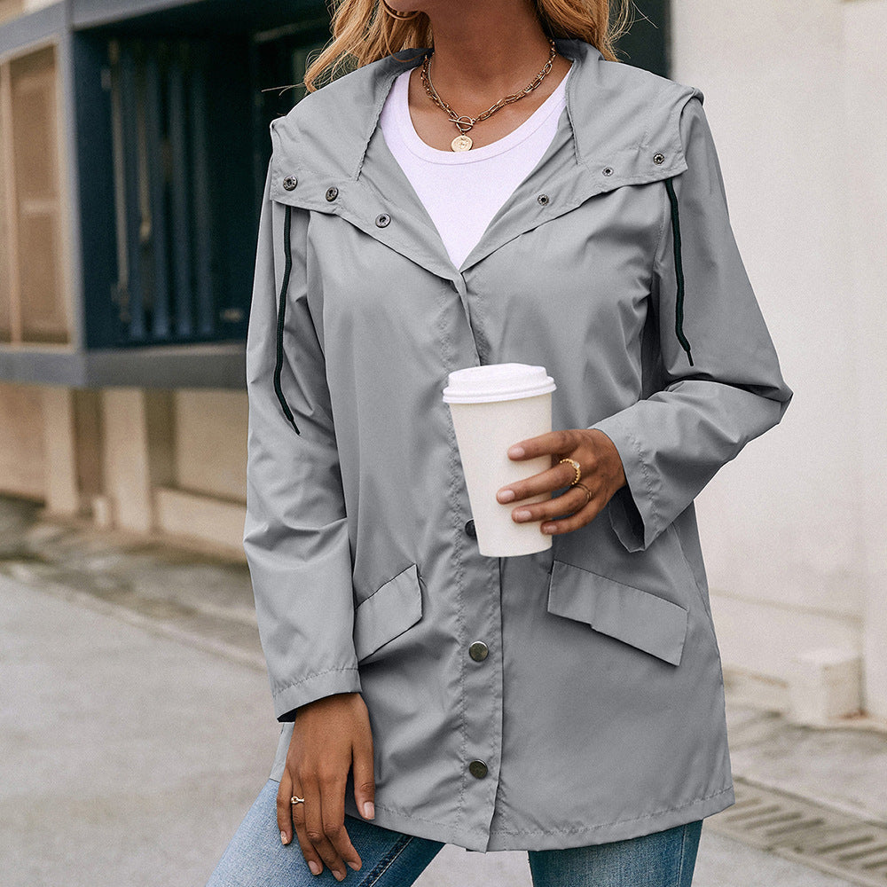 Waterproof Hooded Raincoat