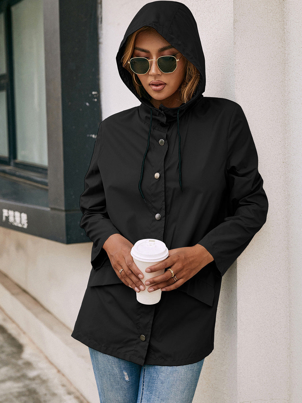 Waterproof Hooded Raincoat