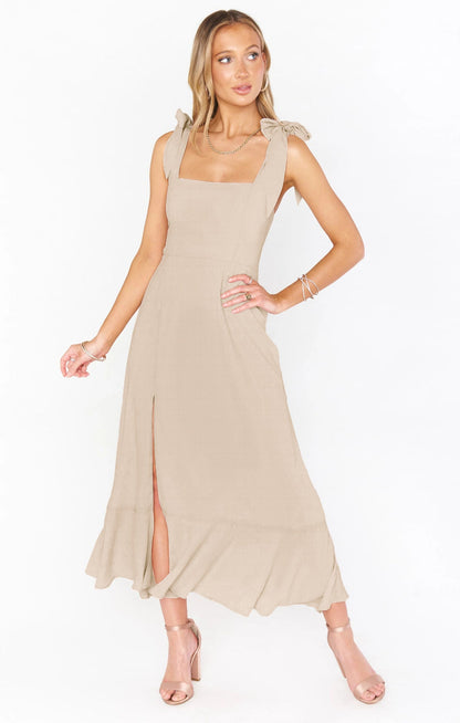 Elle A Line Split Dress