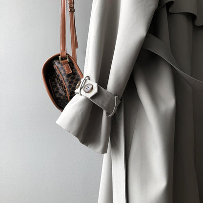 Elegant Loose-Fit Trench Coat