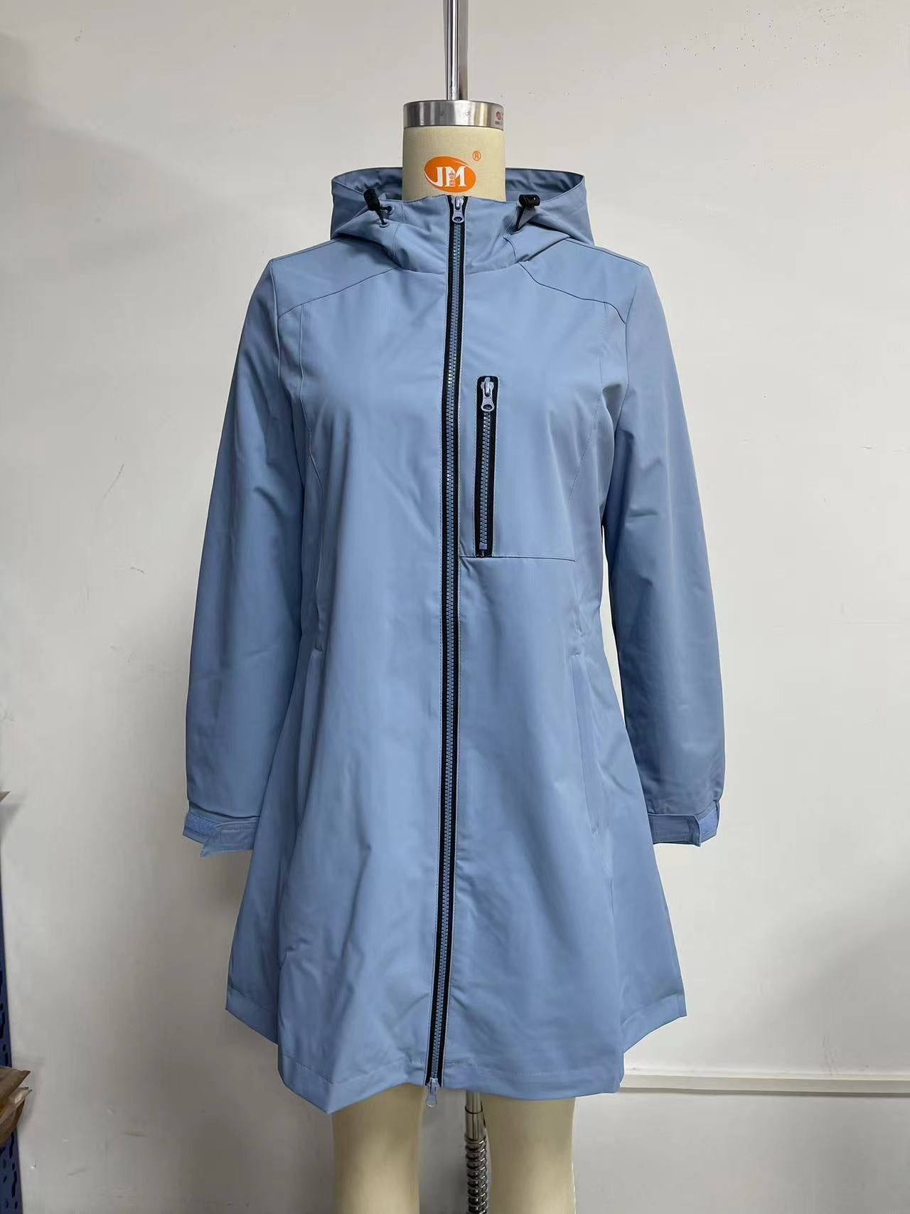 Waterproof Hooded Windbreaker Coat