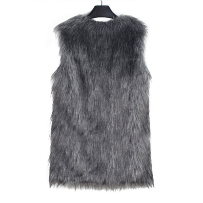 Faux Fur Vest Top