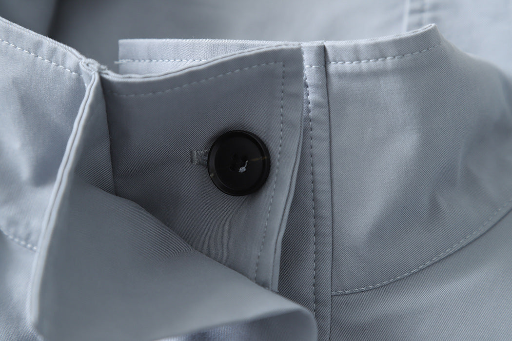 Graceful Draping Long Coat