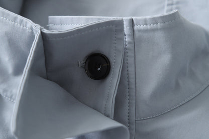 Graceful Draping Long Coat