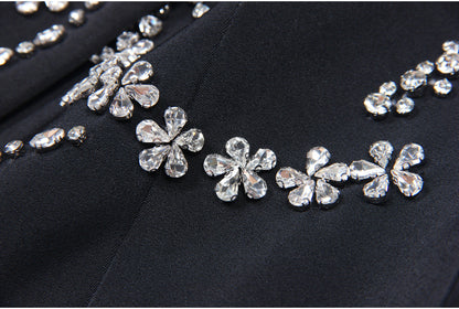 Rhinestone Sleeveless Business Vest