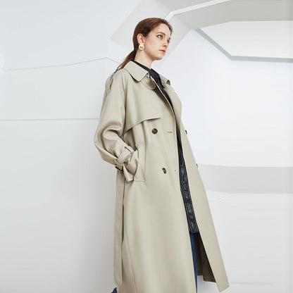 Double Breasted Loose Trench Coat