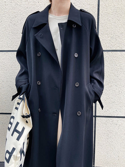 Draping Loose Trench Coat