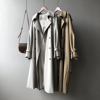 Elegant Loose-Fit Trench Coat