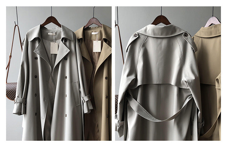 Elegant Loose-Fit Trench Coat