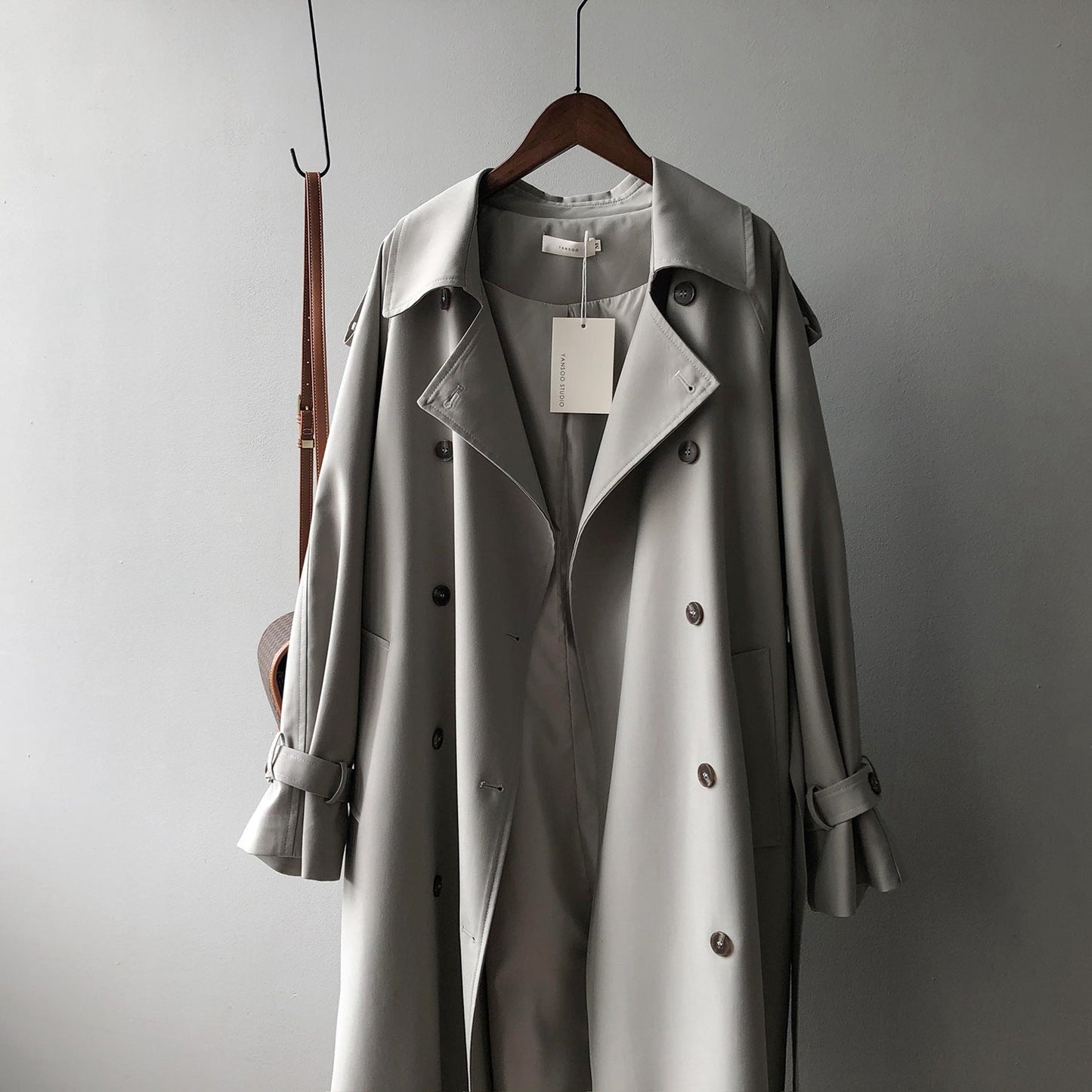Elegant Loose-Fit Trench Coat