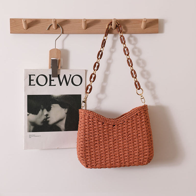 Hand Crochet Woven Bag Shoulder Mini Messeneger Bag