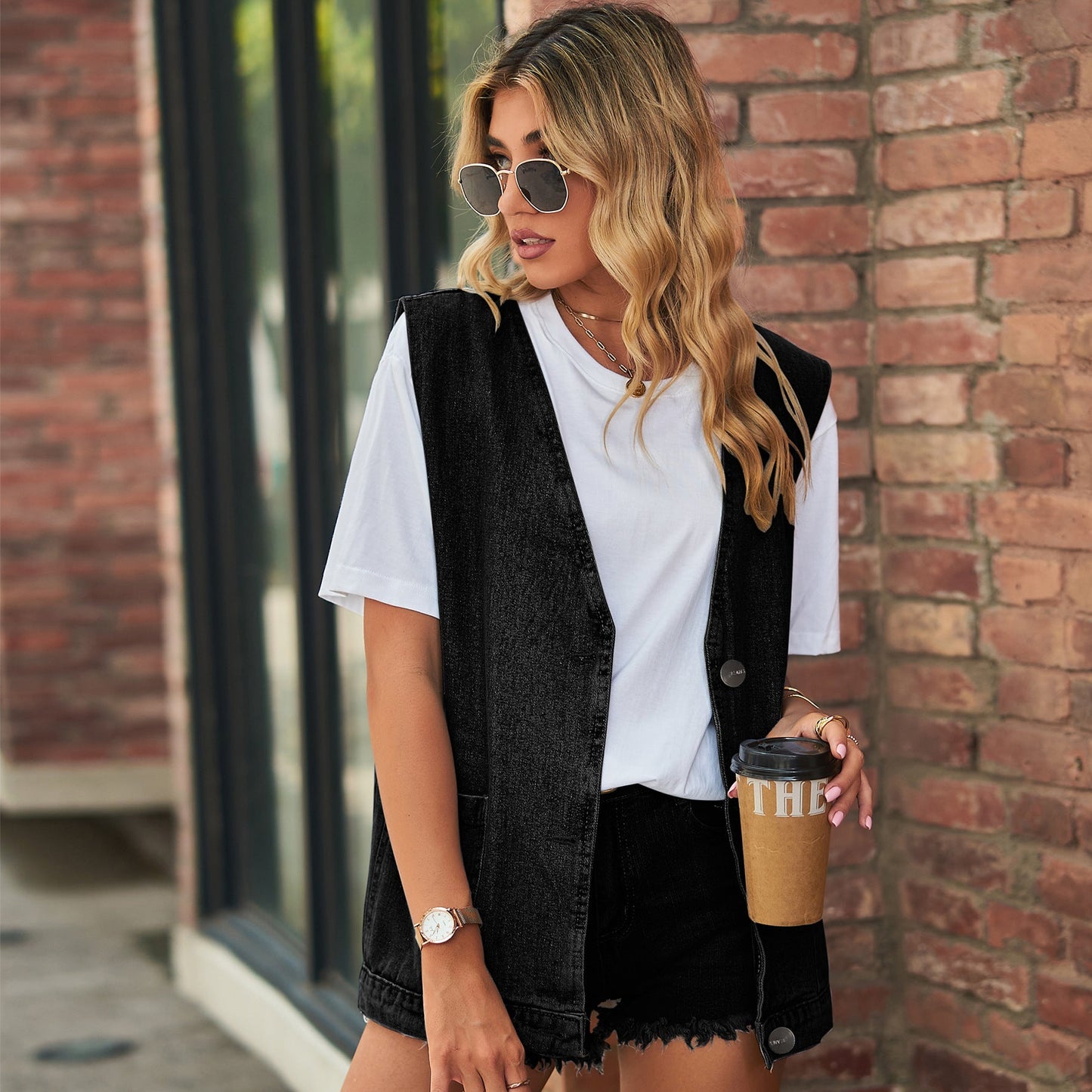 Denim Waistcoat Vest