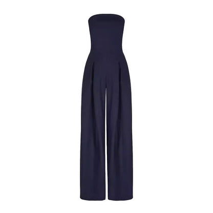 Open Back Slim Fit Jumpsuit