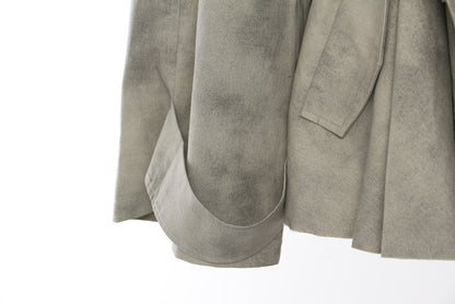 Camouflage Ink Skirt Suit